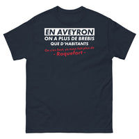 Thumbnail for T-shirt Aveyron marine - Fierté des brebis et du roquefort