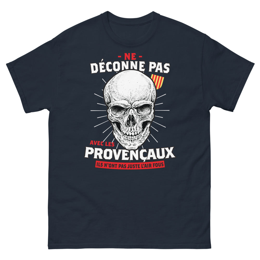 T-shirt Provence marine - Ne déconne pas avec les Provençaux