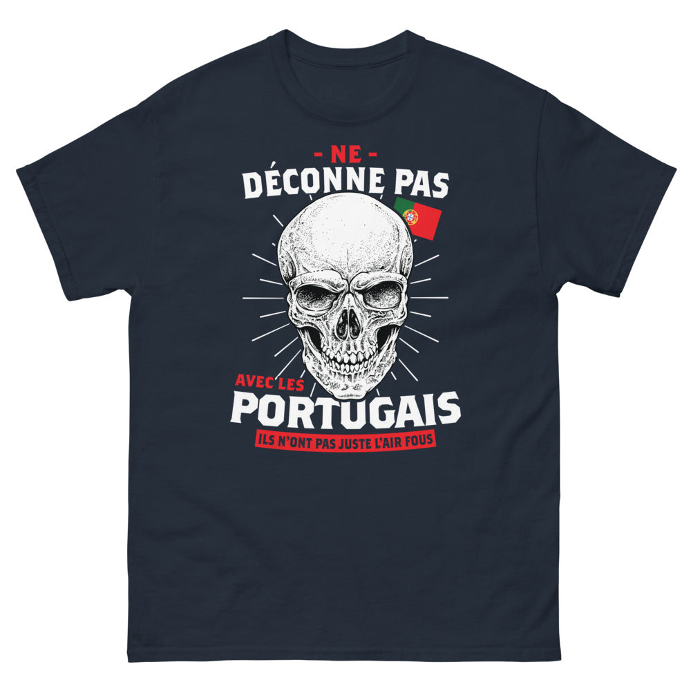 T-shirt Portugal marine - N’Déconne Pas avec les Portugais