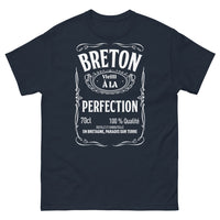 Thumbnail for T-shirt Bretagne marine - Breton Vieilli à la Perfection