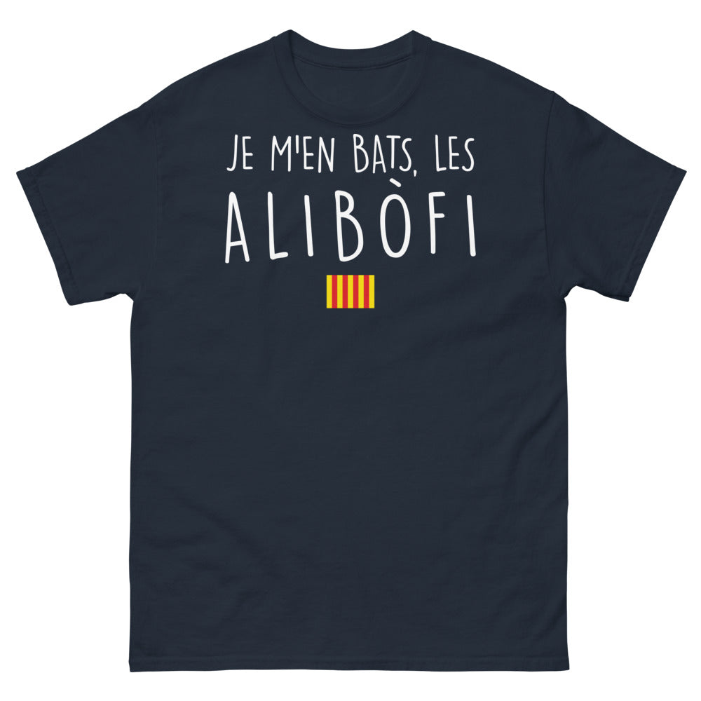 T-shirt régional noir - Je m'en bats les alibofi dos