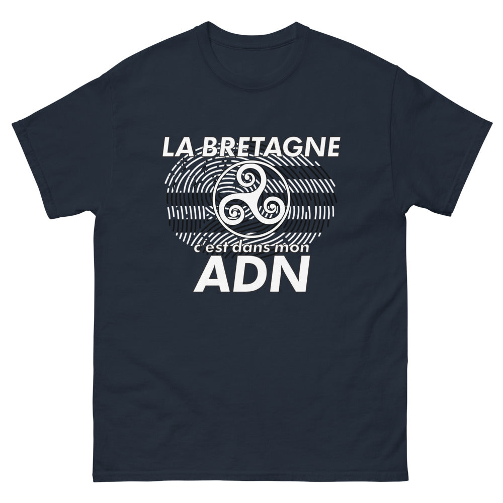 T-shirt Bretagne marine - C'est dans mon ADN