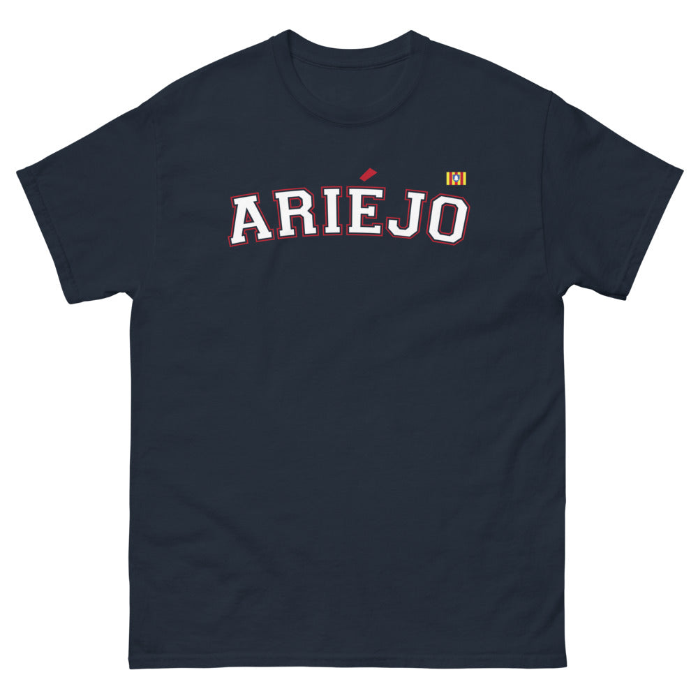 T-shirt Ariège marine - design sobre et élégant