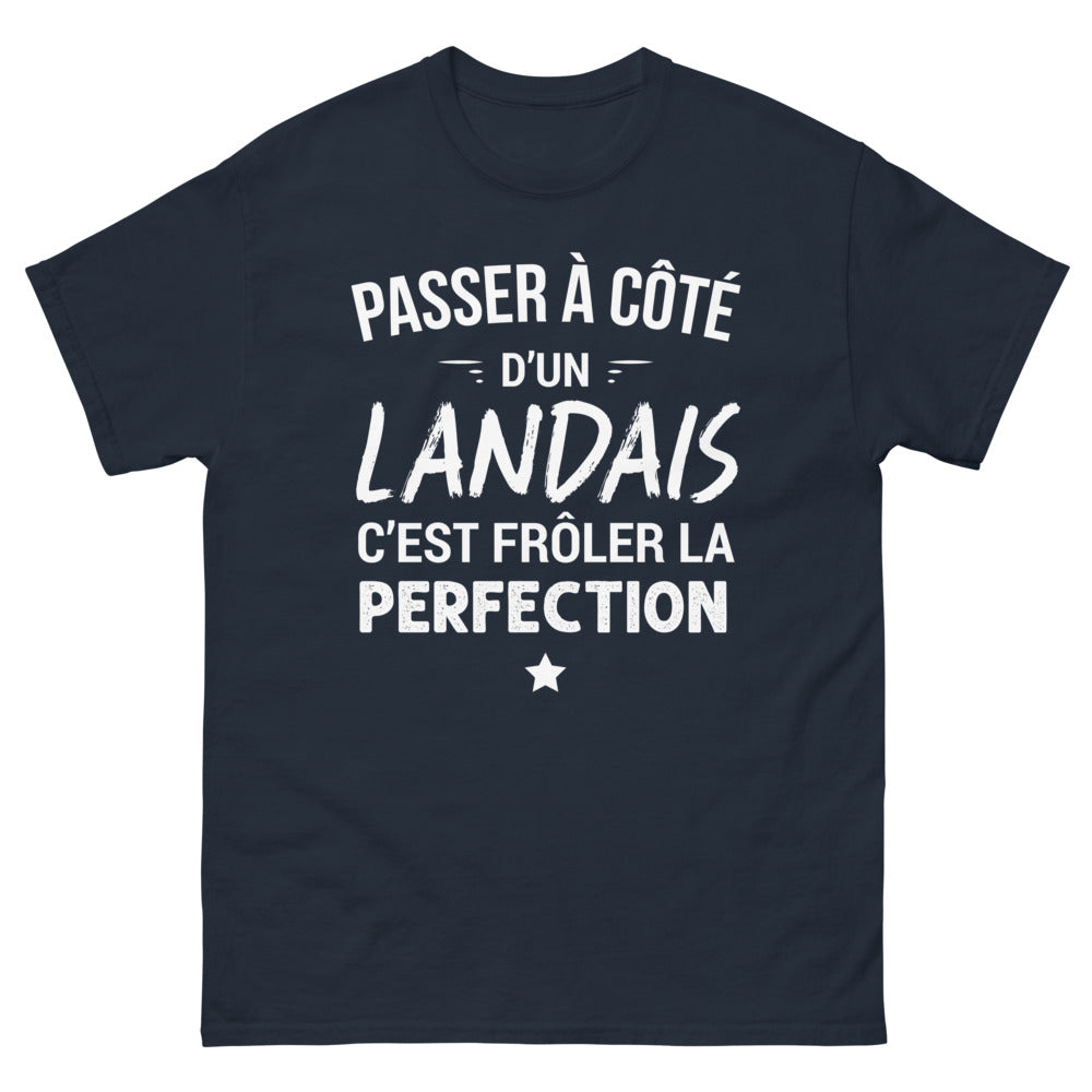 T-shirt Landes marine - Frôler la perfection avec humour