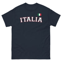 Thumbnail for T-Shirt Italia marina - Eleganza misteriosa e stile sobrio