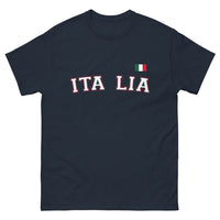 Thumbnail for T-Shirt Italia blu - eleganza misteriosa e orgoglio italiano
