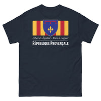 Thumbnail for T-shirt Provence marine - Liberté, Égalité, Rien à Caguer