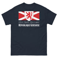 Thumbnail for T-shirt Gers noir dos - Liberté, Égalité, Rien à Caguer