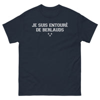 Thumbnail for T-shirt humour local noir dos - Je suis entouré de Berlauds
