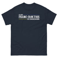 Thumbnail for T-shirt Franche-Comté marine - Je suis Franc-Comtois, pas Bourguignon