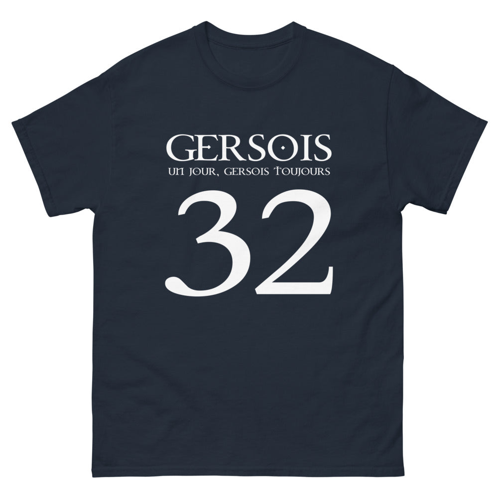 T-shirt Gersois marine - Gersois un jour, Gersois toujours