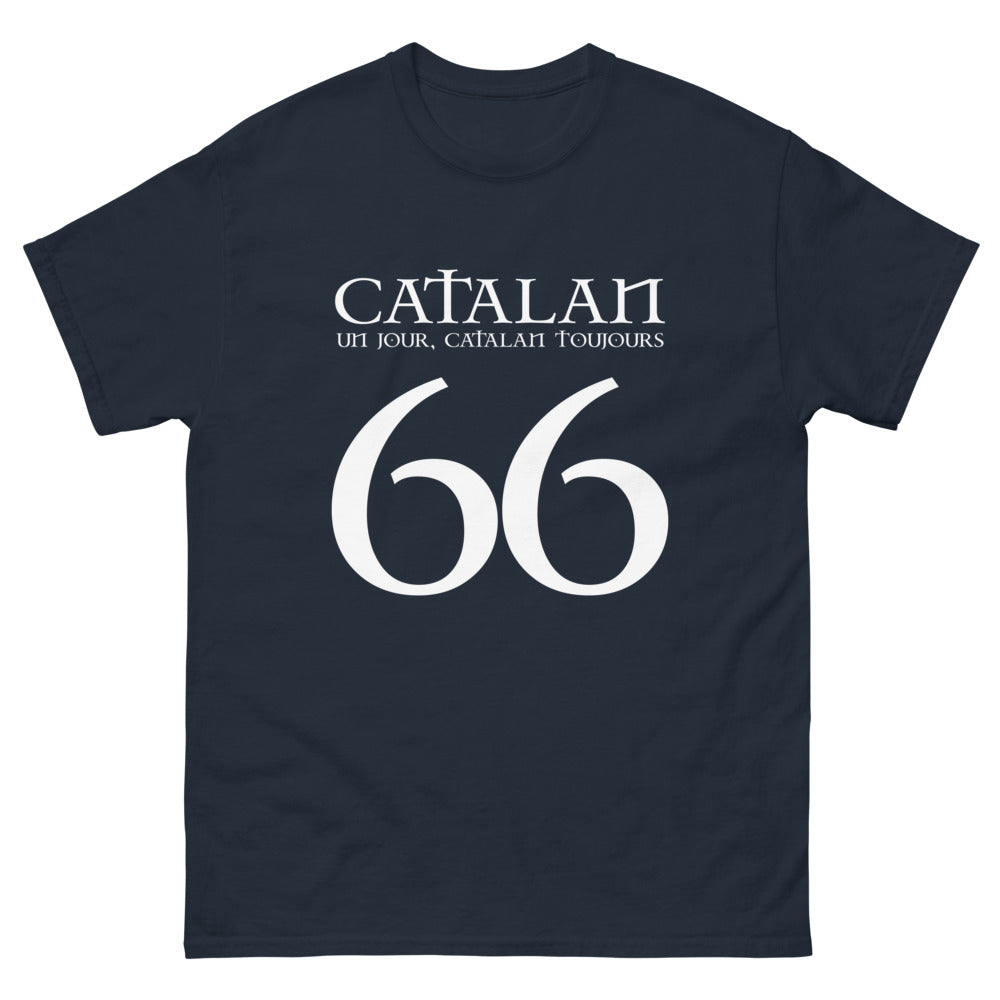 T-shirt Catalogne marine - Catalan un jour, Catalan toujours
