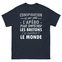 Thumbnail for T-shirt Bretagne marine - L'apéro pour les freiner !