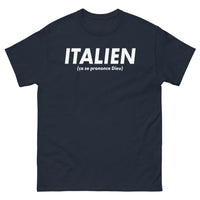 Thumbnail for T-shirt Italie bleu marine - ça se prononce dieu avec humour