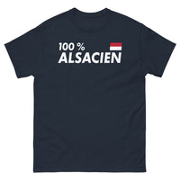 Thumbnail for T-shirt Alsace noir dos - Fierté Alsacienne en design sobre