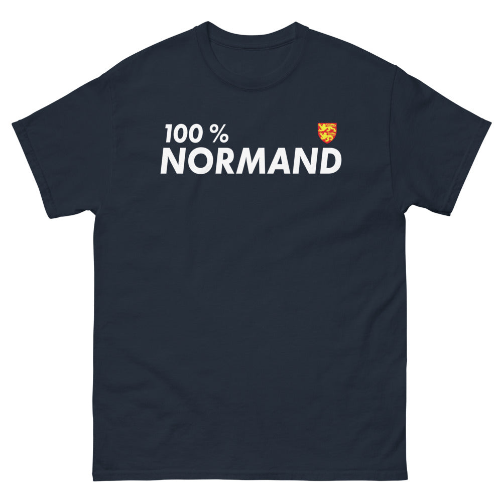 T-shirt Normand marine - Fierté et nostalgie en coton