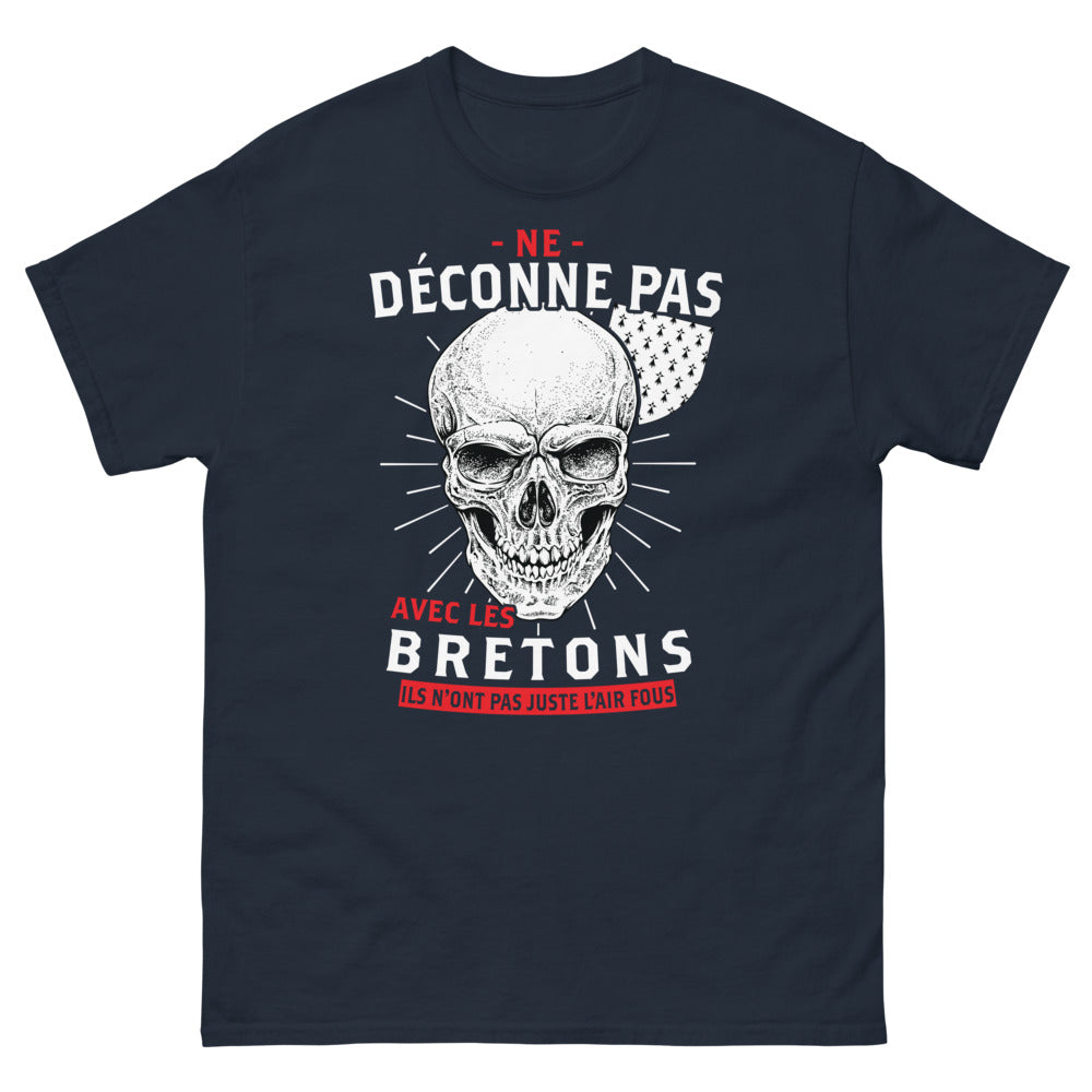 T-shirt Bretagne marine - Ne déconnez pas avec les Bretons