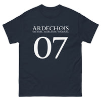 Thumbnail for T-shirt Ardèche marine - Ardéchois un jour, Ardéchois toujours