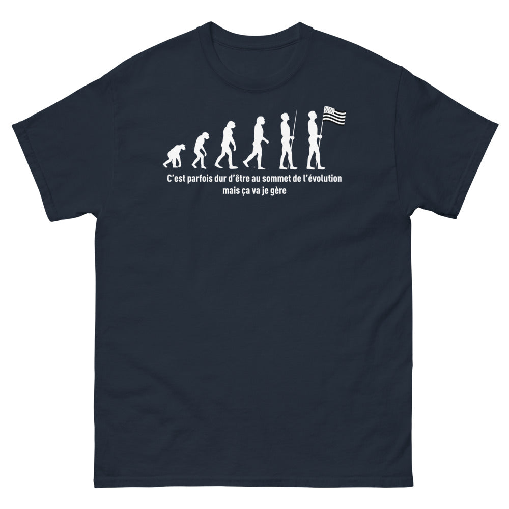 T-shirt Évolution noir dos - mais ça va je gère !