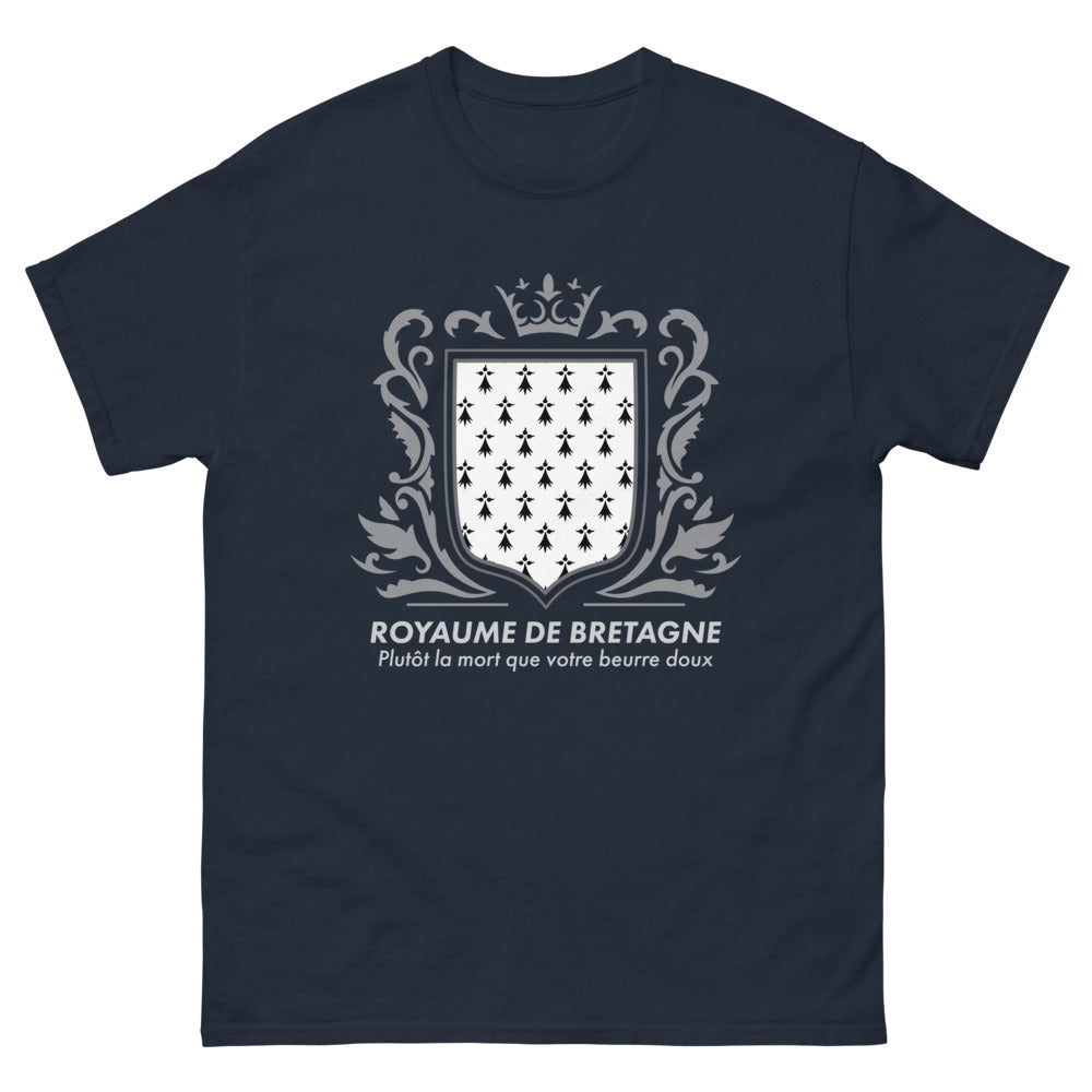T-shirt Bretagne marine - Plutôt la mort que votre beurre doux