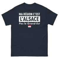 Thumbnail for T-shirt Alsace marine - Ma région, c'est l'Alsace, pas le Grand Est