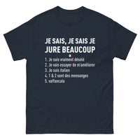 Thumbnail for T-shirt Italie marine - Je suis Italien et fier !