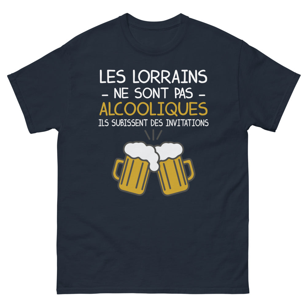 T-shirt Lorraine marine - Les Lorrains subissent des invitations