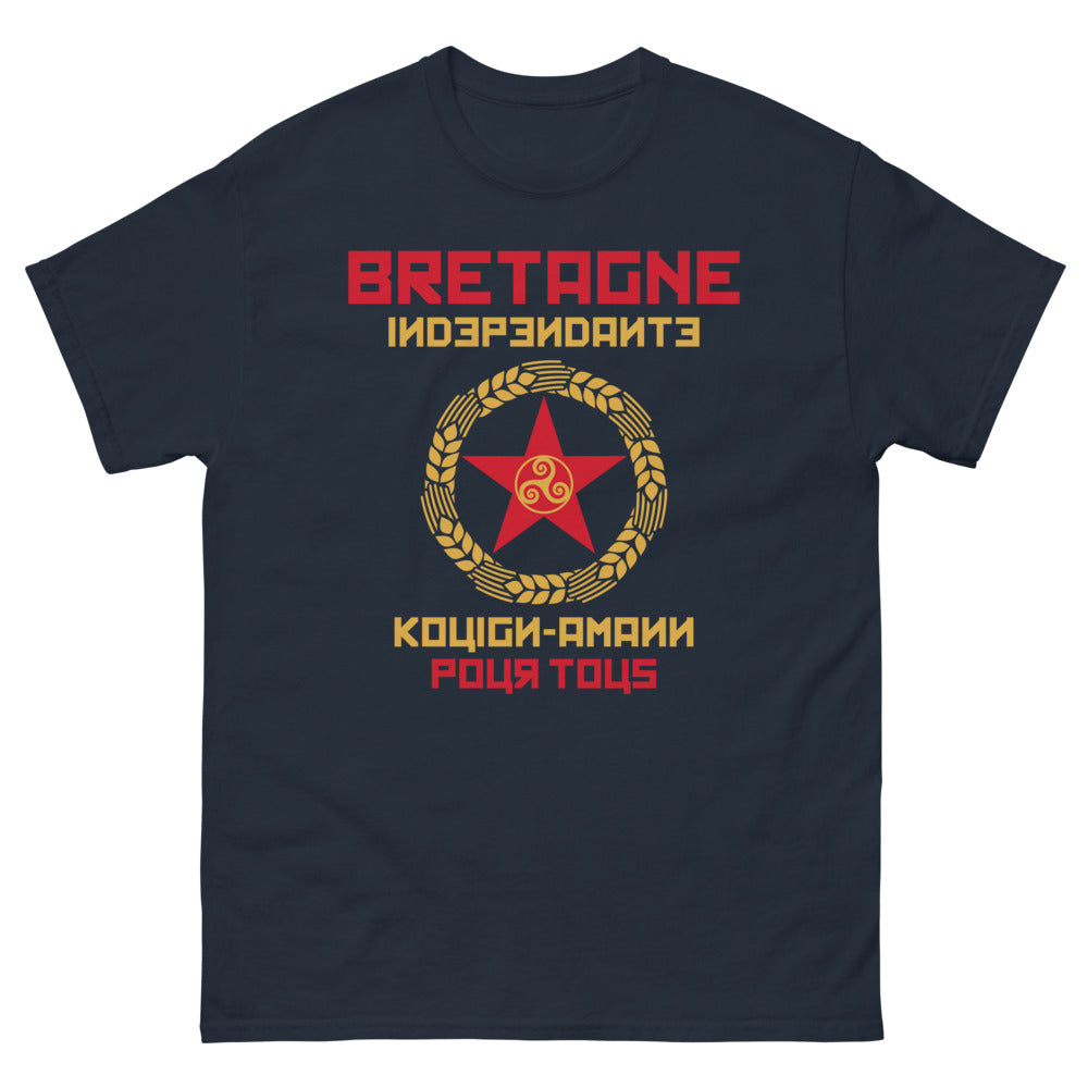 T-shirt Bretagne marine - Poc'h ar Vro, fierté bretonne