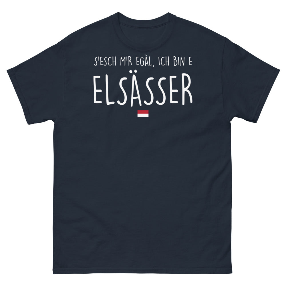 T-shirt Alsace marine - Ça m'est égal, je suis Alsacien