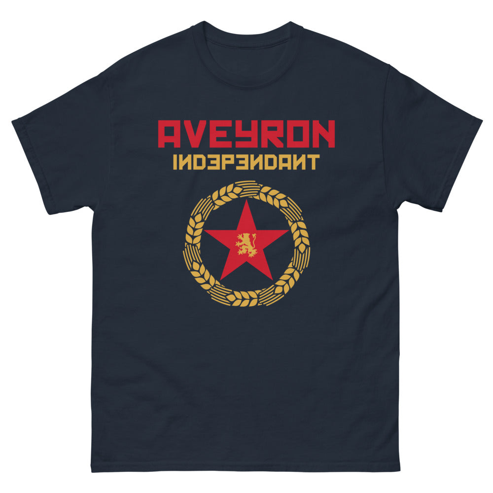 T-shirt Aveyron marine - Indépendant et fier de ses racines