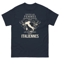 Thumbnail for T-shirt Italie marine - Toutes les femmes naissent égales