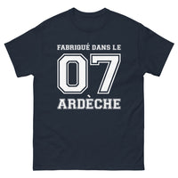 Thumbnail for T-shirt Ardèche marine - Fabriqué dans le 07 avec humour