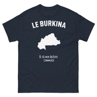 Thumbnail for T-shirt Burkina Faso marine - Là où Mon Histoire Commence