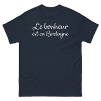 Thumbnail for T-shirt Bretagne marine - Le Bonheur est en Bretagne
