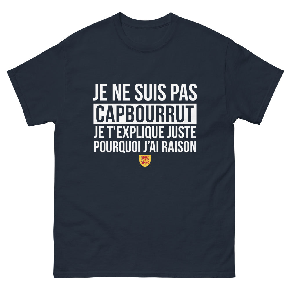 T-shirt Bretagne marine - Je ne suis pas capbourrut
