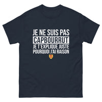 Thumbnail for T-shirt Bretagne marine - Je ne suis pas capbourrut