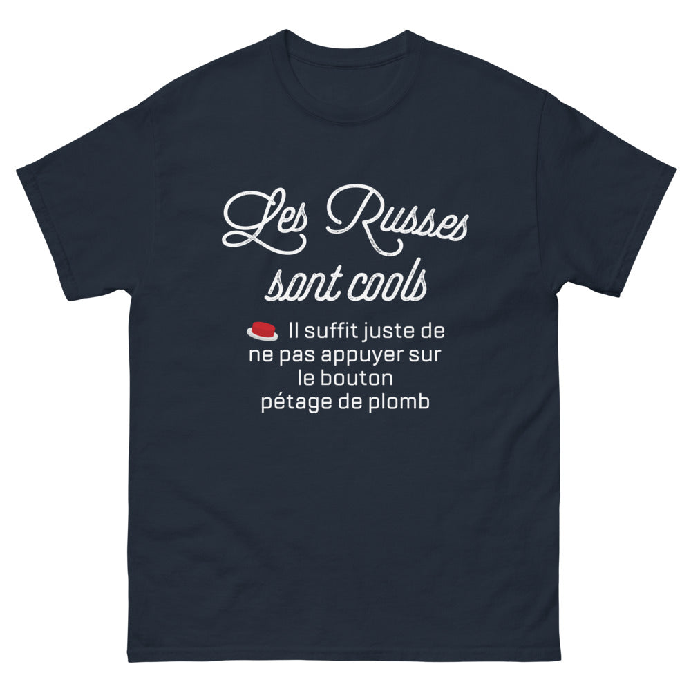 T-shirt Russie marine - Les Russes sont Cools