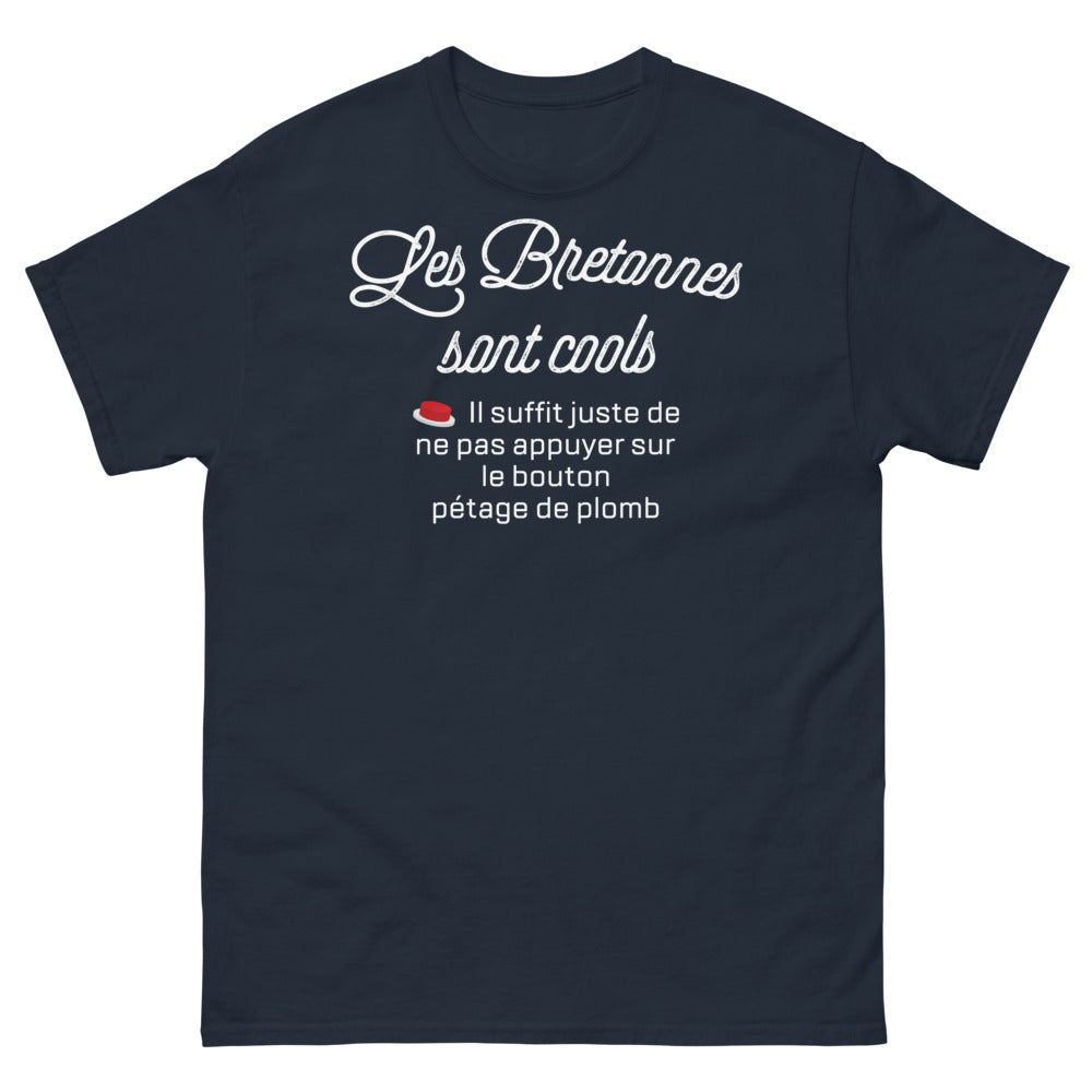T-shirt Bretagne marine - Gardez votre cool avec humour