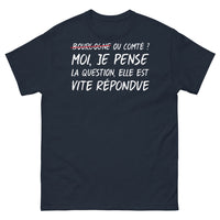 Thumbnail for T-shirt Bourgogne marine - La question est vite répondue