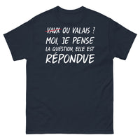 Thumbnail for T-shirt Valais marine - La question est répondue