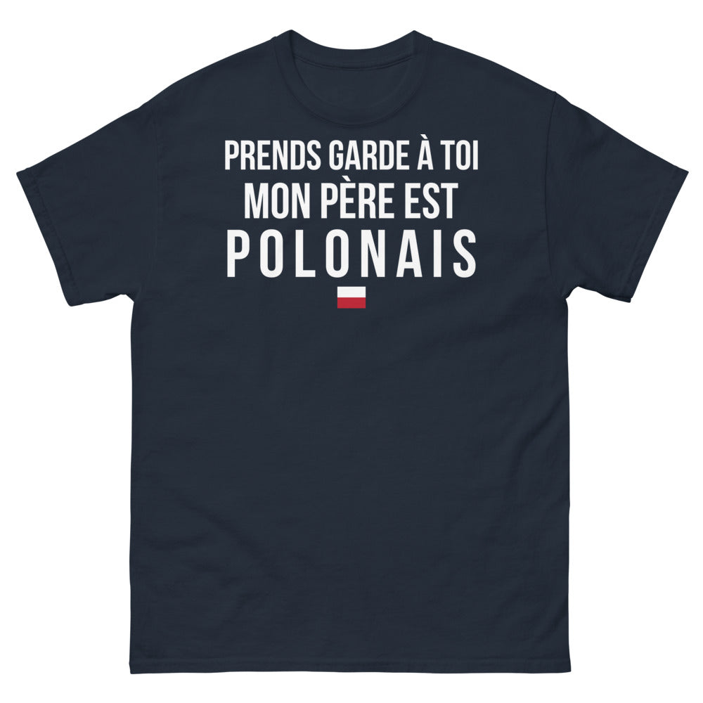 T-shirt Pologne marine - Prends garde à toi