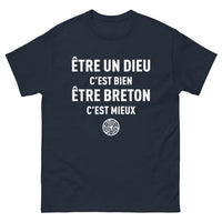 Thumbnail for T-shirt Bretagne marine - Être un Dieu c'est mieux