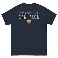 Thumbnail for T-shirt Cantal marine - Je m'en fous, je suis Cantalou