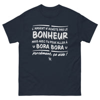 Thumbnail for T-shirt Bora Bora marine - L'argent n'achète pas le bonheur