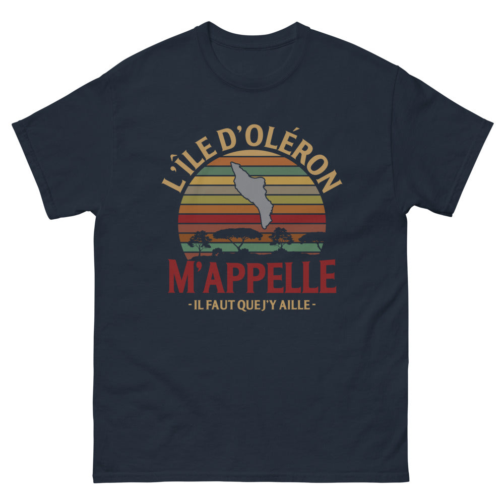 T-shirt Île d'Oléron marine - L'appel irrésistible
