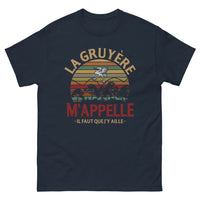 Thumbnail for T-shirt Gruyère marine - La Gruyère m'appelle, il faut y aller