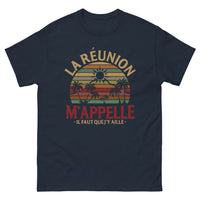 Thumbnail for T-shirt La Réunion marine - M'appelle, envie d'aventure