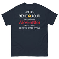 Thumbnail for T-shirt Arverne marine - Et le 8ème jour, Dieu créa les Arvernes