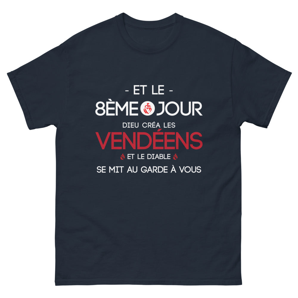 T-shirt Vendée marine - Et le 8ème jour, Dieu créa les Vendéens