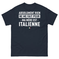 Thumbnail for T-shirt Italien marine - Rien ne me fait peur, ma mère est italienne